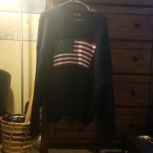Faded Glory American Flag SweatShirt